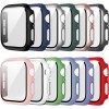 Haojavo - Paquete de 20 fundas compatibles con Apple Watch de 40 mm Series 6/5/4/SE con protector de pantalla de vidrio