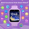 Phyulls Reloj inteligente para niños, reloj inteligente con 24 juegos, cámara, grabadora de video, calculadora de alarma