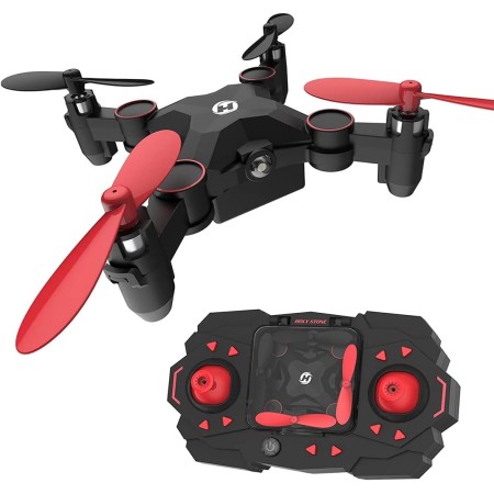 Holy Stone HS190 Mini Nano RC Drone plegable para niños regalo portátil Quadcopter de bolsillo con altitud Flips 3D y modo sin