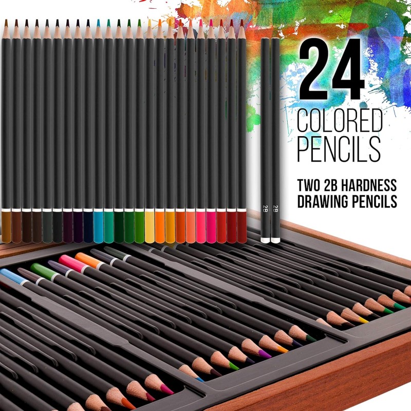 U.S. Art Supply - Blocco Segnalibri 22,9x30,5 Cm, 100 G/m², 24 Fogli - Carta Liscia Per Pennarelli E Matite