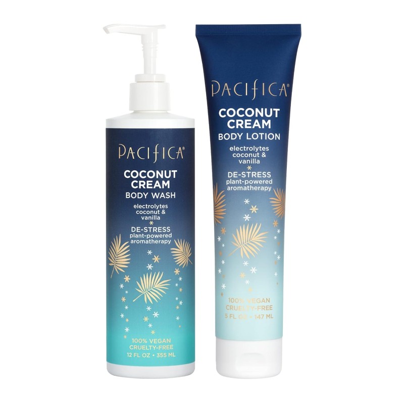 Pacifica Gel de baño de crema de coco 12 oz