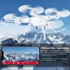 Drone sin cabeza UFO con cámara HD WiFi Syma X5SW-V3 FPV Explorers2 2.4Ghz 4CH 6-Axis Gyro RC Quadcopter de Cheerwing (blanco)