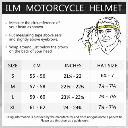 ILM - Casco abierto 3/4 para motocicleta, motocross, ciclomotor, cuatrimoto, utilitaria, crucero, scooter, DOT, modelo 726X