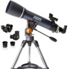 Celestron - Telescopio AstroMaster 70AZ - Telescopio refractor - Óptica de vidrio totalmente recubierta - Trípode de altura