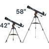 Celestron - Telescopio AstroMaster 70AZ - Telescopio refractor - Óptica de vidrio totalmente recubierta - Trípode de altura