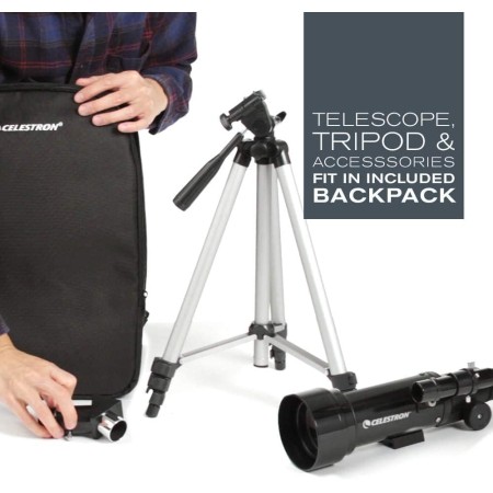 Telescopio 21035, 2,7 pulgadas de la marca Celestron