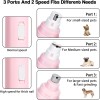 Casfuy - Lima de uñas para perro. Recortador de uñas de mascota profesional de 2 velocidades, eléctrico, recargable, sin dolor,