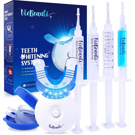 VieBeauti Bolígrafo blanqueador dental (3 piezas), más de 30 usos, eficaz, sin dolor, sin sensibilidad, apto para viajes, fácil