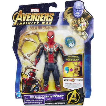 Avengers Marvel Infinity War - Araña de hierro con piedra infinita