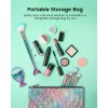 Juego de brochas de maquillaje de sirena, juego de brochas de maquillaje, kit de maquillaje + bolsa de brochas de maquillaje,