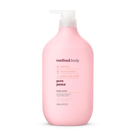 Method Gel de baño, Pure Peace, sin parabenos ni ftalatos, 28 onzas (paquete de 1)