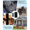 WSDCAM Alarma de vibración inalámbrica con control remoto, alarma antirrobo para bicicleta/motocicleta/vehículo, alarma de