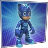 PJ Masks - Power Pack Set de juguetes de Catboy para preescolar, con 2 figuras de acción, vehículo, pulsera y máscara de disfraz