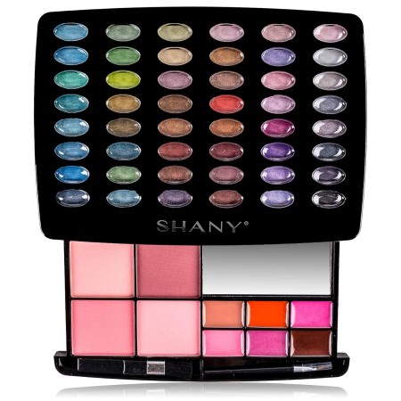 SHANY Beauty Book - Kit de maquillaje todo en uno, juego de maquillaje de viaje, 35 colores, sombra de ojos, cejas, rubores,