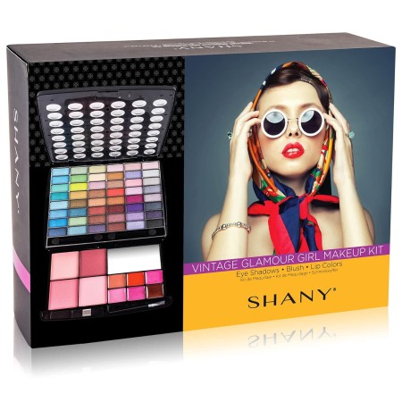 SHANY Beauty Book - Kit de maquillaje todo en uno, juego de maquillaje de viaje, 35 colores, sombra de ojos, cejas, rubores,