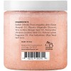 Majestic Pure Sal exfoliante corporal del Himalaya con colágeno y aceite dulce de almendras, sal para exfoliar e hidratar la