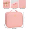 MONSTINA Estuches de maquillaje, bolsa de maquillaje de viaje profesional, bolsa organizadora portátil para cosméticos, brochas