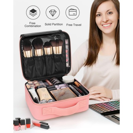 Estuche de maquillaje portátil para tren de maquillaje, caja organizad -  VIRTUAL MUEBLES