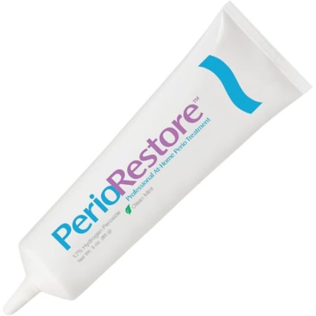 Tubo Perio Restore® Gel de 3 onzas tratamiento de limpieza oral con peróxido de hidrógeno al 1,7% gel limpiador oral. Incluye