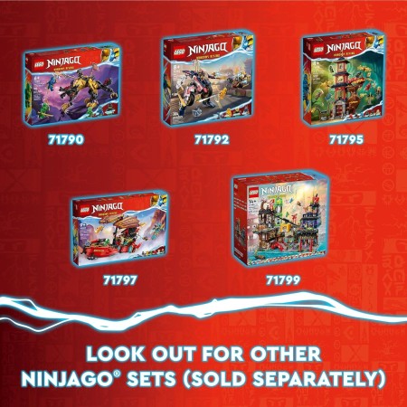 LEGO NINJAGO Lloyd y Arin's Ninja Team Mechs 71794 - Juego de juguetes de construcción, con 2 mecánicos y 5 minifiguras, ideal