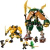 LEGO NINJAGO Lloyd y Arin's Ninja Team Mechs 71794 - Juego de juguetes de construcción, con 2 mecánicos y 5 minifiguras, ideal