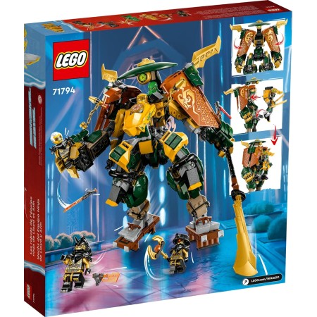 LEGO NINJAGO Lloyd y Arin's Ninja Team Mechs 71794 - Juego de juguetes de construcción, con 2 mecánicos y 5 minifiguras, ideal