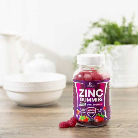 Nature's Gomitas de vitamina de zinc de 50 mg, apoyo inmunológico de máxima fuerza para adultos, suplemento de zinc para una