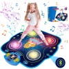 Tapete de baile para niños de 3 a 12 años, alfombrillas de baile electrónicas iluminadas, juguetes de regalo con Bluetooth juego