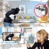 Pequeña cámara inalámbrica WiFi Cámaras de seguridad espía ocultas, mini cámara de niñera para el hogar inteligente, cámara para