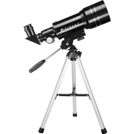 BARSKA Starwatcher telescopio refractor de 400 x 70 mm con trípode de mesa y funda de transporte