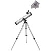 BARSKA Starwatcher telescopio refractor de 400 x 70 mm con trípode de mesa y funda de transporte