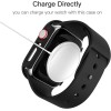 Haojavo - Paquete de 20 fundas compatibles con Apple Watch de 40 mm Series 6/5/4/SE con protector de pantalla de vidrio