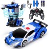 Dolanus Automóvil Transform Robot RC - El automóvil con control remoto contiene todas las baterías: Deformación de un solo botón