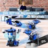 Dolanus Automóvil Transform Robot RC - El automóvil con control remoto contiene todas las baterías: Deformación de un solo botón
