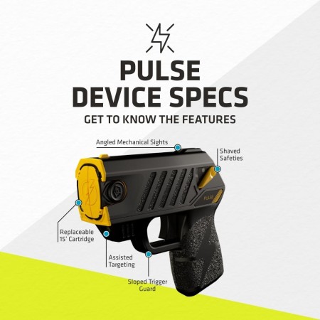 TASER Pulse Self-Defense Kit - Includes 2 Cartridges, 1 Soft Carry Sleeve, and 1 Conductive Practice Target - Protect Yourself