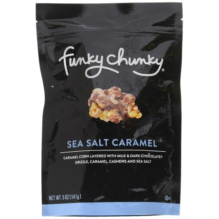 Funky Chunky Palomitas de maíz gourmet, palomitas de maíz con chocolate, pretzel y mezclas de nuez, paquete variado, caramelo de