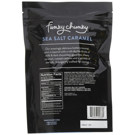 Funky Chunky Palomitas de maíz gourmet, palomitas de maíz con chocolate, pretzel y mezclas de nuez, paquete variado, caramelo de