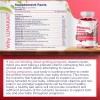 Gomitas prenatales de vitaminas para mujeres con hierro y ácido fólico, masticables y sin OMG, vitaminas prenatales
