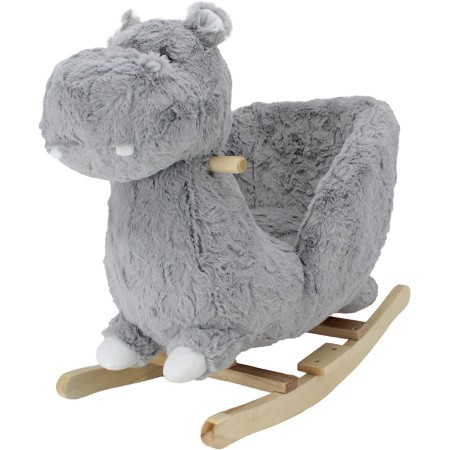 Soft Landing - Joyrides - Sit-in Children's Character Rocker - Hipopótamo