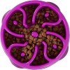 Outward Hound Fun Feeder Slo Bowl Cuenco para perro de alimentación lenta, mediano/pequeño, color púrpura