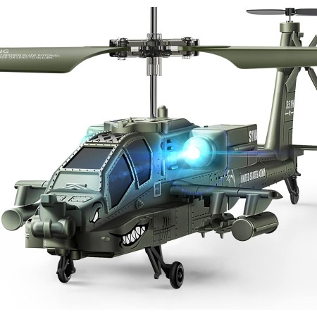 SYMA Helicópteros a control remoto, S51H, helicóptero de control remoto de 2.4 GHz, helicóptero militar del ejército, juguetes