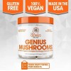 Genius Mushroom – Melena de león, Cordyceps y Reishi – Mejorador del sistema inmunitario y suplemento cerebral nootrópico –