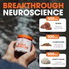 Genius Mushroom – Melena de león, Cordyceps y Reishi – Mejorador del sistema inmunitario y suplemento cerebral nootrópico –
