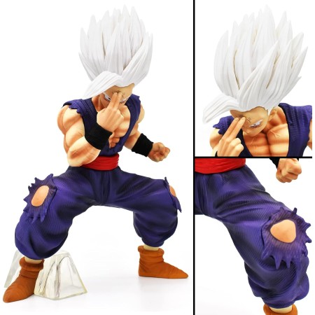 MASEKE Figura de Gohan, figura de acción de anime Beast Gohan DBZ, estatua de decoración de juguete, regalo de 8.46 pulgadas