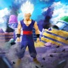 MASEKE Figura de Gohan, figura de acción de anime Beast Gohan DBZ, estatua de decoración de juguete, regalo de 8.46 pulgadas
