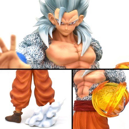 MASEKE Figura de Gohan, figura de acción de anime Beast Gohan DBZ, estatua de decoración de juguete, regalo de 8.46 pulgadas