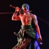 Figura de acción de Zoro, tres espadas Zoro, juguetes de anime, figura de modelo, estatua de PVC, modelo de personaje, colección