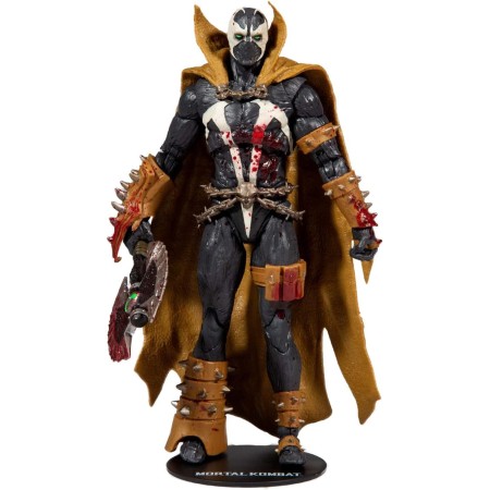 McFarlane Toys Mortal Kombat Spawn Bloody Classic - Figura de acción de 7 pulgadas con accesorios