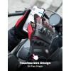 KEMIMOTO Guantes de motocicleta de invierno para hombres y mujeres, guantes impermeables para pantalla táctil, para ATV, esquí,