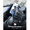 KEMIMOTO Guantes de motocicleta de invierno para hombres y mujeres, guantes impermeables para pantalla táctil, para ATV, esquí,